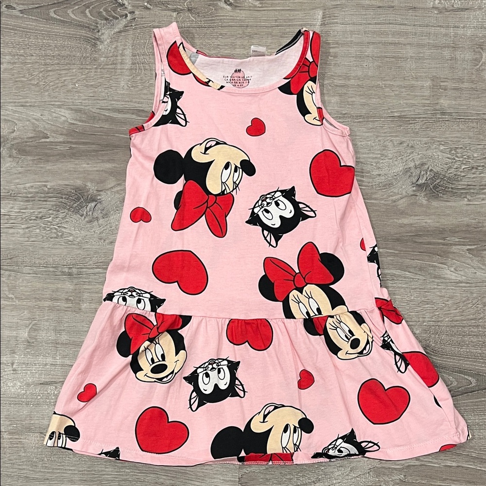 H&M Pink Disney Character Kids Dress